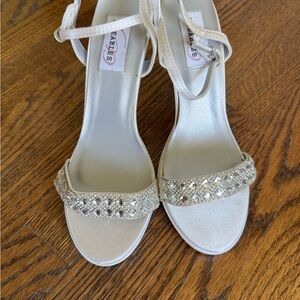 Able Women's Silver Embellished Sandals